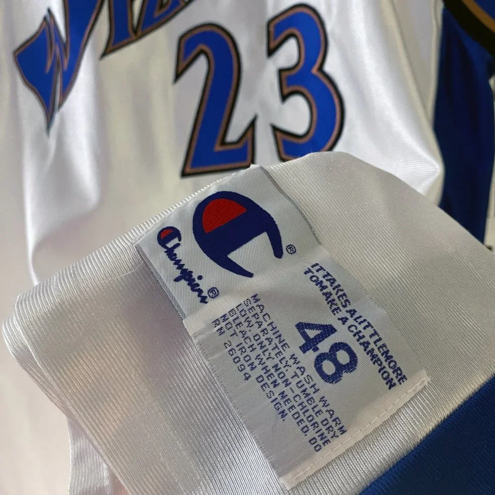Champion Washington Wizards Michael Jordan vintage Authentic jersey (2001) RARE - Picture 2 of 16
